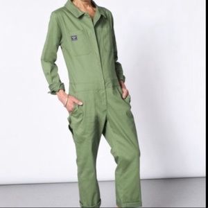 Wildfang Olive Essential Long Sleeve Coverall